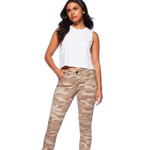 Democracy Absolution Camo Ankle‎ Skimmer Toffee 4 NWT